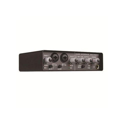 Q-24 USB Recording Sound Card Audio Mixer 4-Channel