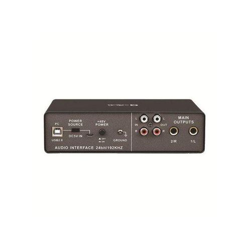 Q-24 USB Recording Sound Card Audio Mixer 4-Channel