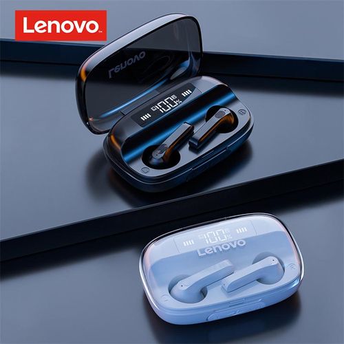 Lenovo QT81 Wireless Earphone 1200 mAh Bluetooth 5.0 Headphones AI Control Gaming Headset Stereo Bass Dual Mic Noise Reduction