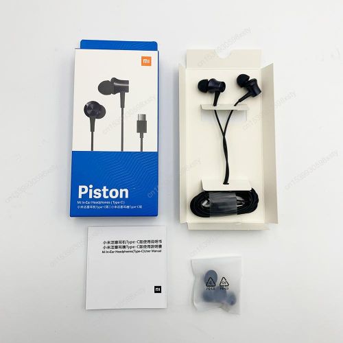 New Coming Original Xiaomi Piston Wired Earphone Type C Version In Ear Mi Earbuds Wire Control With Mic For Mobile Phone Headset