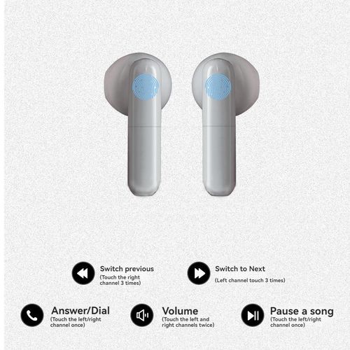 Wireless Earbuds, Bluetooth 5.3 Headphones Stereo Deep Bass With LED Display,  Noise Cancelling Mic