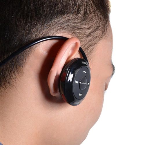 Women Men Sport Wireless Bluetooth Headphones Stereo Earphones FM Mp3 Music Player Headset Earpiece SD Card Slot Handsfree Mic