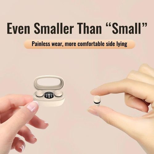 Mini Sleep Tiny Invisible Headphones Sports Stereo Noise Reduction Headsets Wireless Bluetooth 5.3 Earphones
