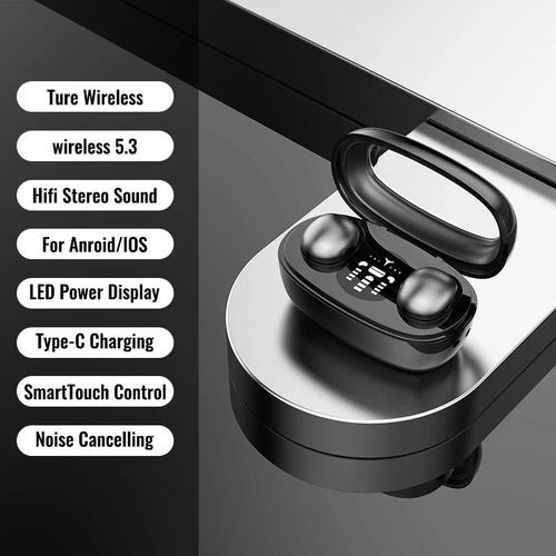 Mini Sleep Tiny Invisible Headphones Sports Stereo Noise Reduction Headsets Wireless Bluetooth 5.3 Earphones