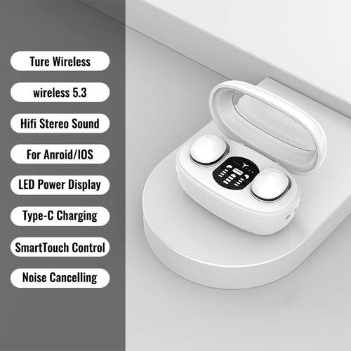 Mini Sleep Tiny Invisible Headphones Sports Stereo Noise Reduction Headsets Wireless Bluetooth 5.3 Earphones