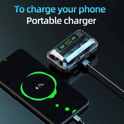 F9 Tws Earphones Bluetooth Headset Gamer V5.3 Chip Touch Control Phone Handfree Blutooth Earphone Wireless In-ear Headphones