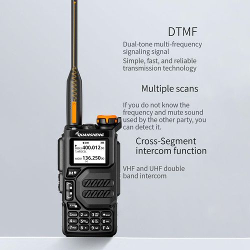 Dual Band VHF  Radio  Weather Channels Rechargeable