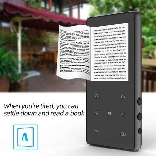 New Mp4 1.8 Inch Display Mp3 Hifi Lossless Sound Music Player Fm Radio Recording Video Play E-Book Touch Key Metal Mp4 Music