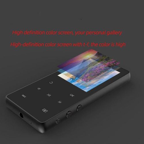 New Mp4 1.8 Inch Display Mp3 Hifi Lossless Sound Music Player Fm Radio Recording Video Play E-Book Touch Key Metal Mp4 Music