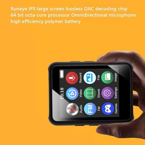 Mp3 Mini Music Player 1.8 Inch Bluetooth Hifi Playback Mp3 New Student Sports E-Book Fm Mp3 Player Music Player Walkman