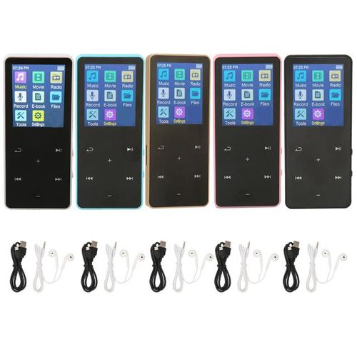 Mp3 Player 1.8 Inch Touch Screen Hifi Loseless Music Palyer Portable Mp4 Player Support 128g Memory Card