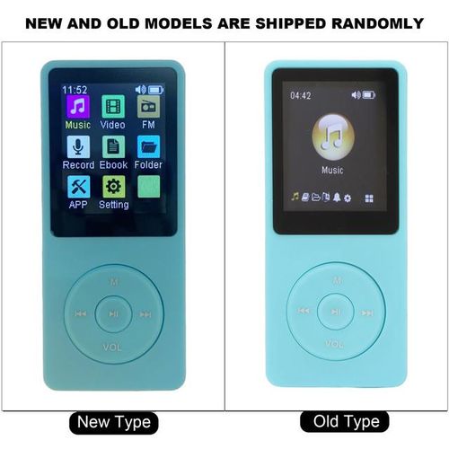 Mp4 Player Portable Support Small Memory Card Ultra Thin 1.8 Inch Lcd Media Music Player With Accessories For Students