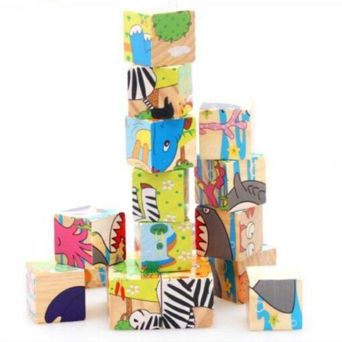 Children Intellectual Early Education Building Blocks Toy 3D Puzzle Block(606 Transportation)