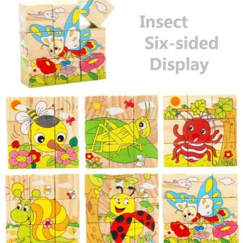 Children Intellectual Early Education Building Blocks Toy 3D Puzzle Block(606 Transportation)