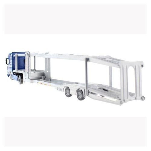 Alloy 1:50 Double-Deck Car  Truck Diecast  Vehicle Model Toy(Blue)