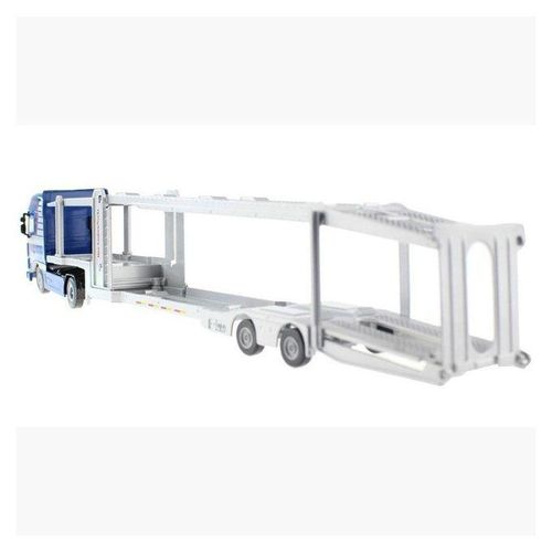 Alloy 1:50 Double-Deck Car  Truck Diecast  Vehicle Model Toy(Blue)