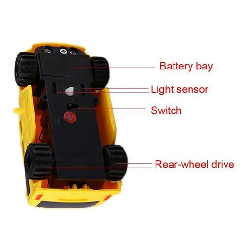 777-005 Creative Fangle Inductive Pen Writing Following Car, Random Style Delivery