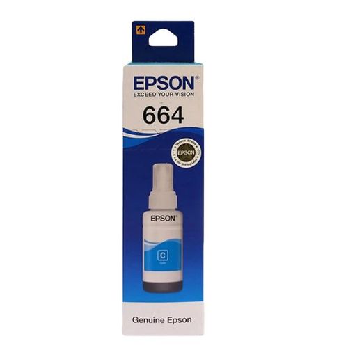 Epson  664 Ink Refill Bottles(70mL) for Printer EcoTank L100 / L200 / L300 / L1300-All Colors
