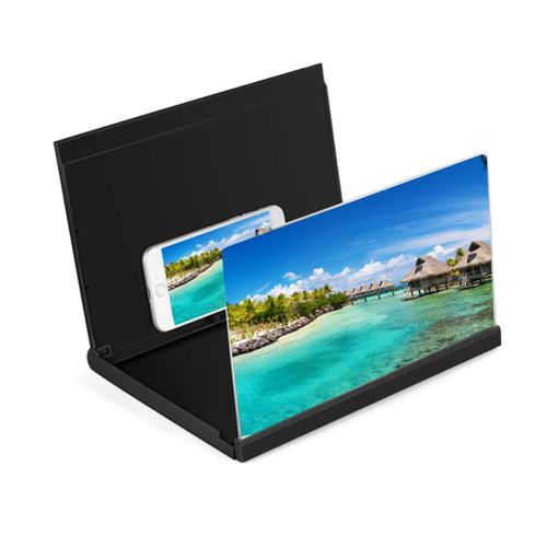 12 Inch 3D Screen Magnifier Cell Phone Foldable Screen Enlarger Video Movie Amplifier Holder Stand New,B NO5124