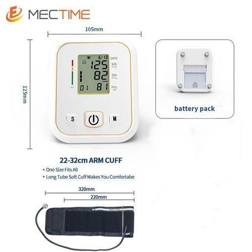 Digital Blood Pressure Monitor Machine Health Vascular Heartbeat Test Arm  Automatic Upper Cuff