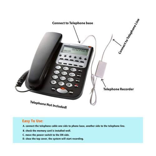 Mini Telephone Call Recorder,Record Telephone Voice NO5112