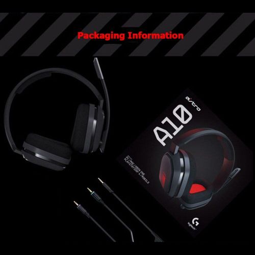 Logitech Astro A10 Headphone Gaming ESports With microphone Recommended computer game headset For PS4 PC headset For PC Laptop
