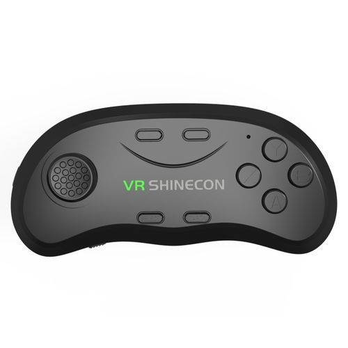 SHINECON Wireless Blue tooth Gamepad VR Controller 3D Glasses -Black