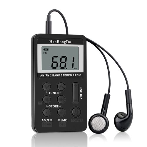 HanRongDa HRD-103 AM FM Digital Radio 2 Band Stereo