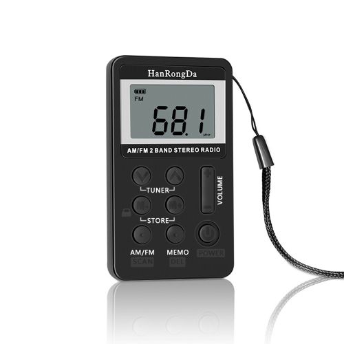 HanRongDa HRD-103 AM FM Digital Radio 2 Band Stereo