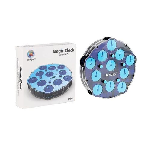 Sengso Professional Magnetic Magic Clock 3x3x3 4x4x4 5x5x5 3x3 4x4 5x5 Magic Clock Magic Cube Clock Magnetic Speed Cube Toys