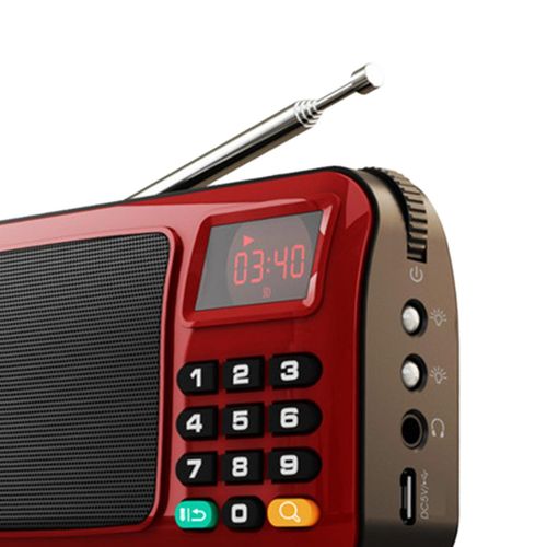 Portable USB FM Radio Emergency Flashlight Creative Gift
