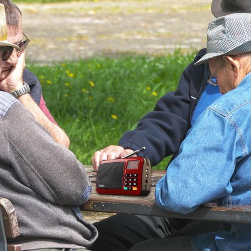 Portable USB FM Radio Emergency Flashlight Creative Gift