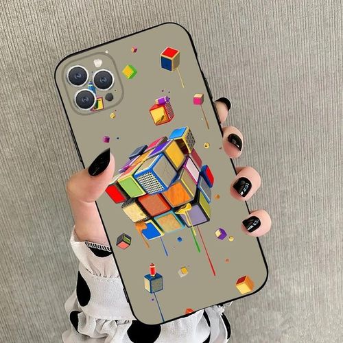 Cool Funny Phone Case For iPhone 15,14,13,12,11,Plus,Pro Max,XS,X,XR,SE,Mini,8,7 Soft Silicone Black Cover