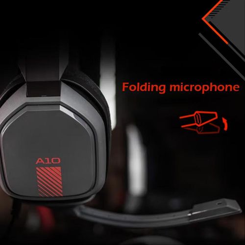 Logitech ASTRO A10 Wired Gaming Headset Lightweight Damage-Resistant 3.5mm Audio Jack Computer Headphones for PC/Xbox/PS/Switch