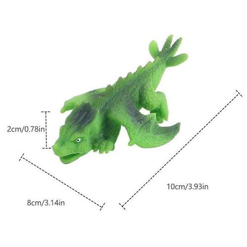 Novelty Creative Slingshot Dinosaur Toy Elastic Flying Finger Sticky Decompression Interesting Toy For Adults And Children Gift
