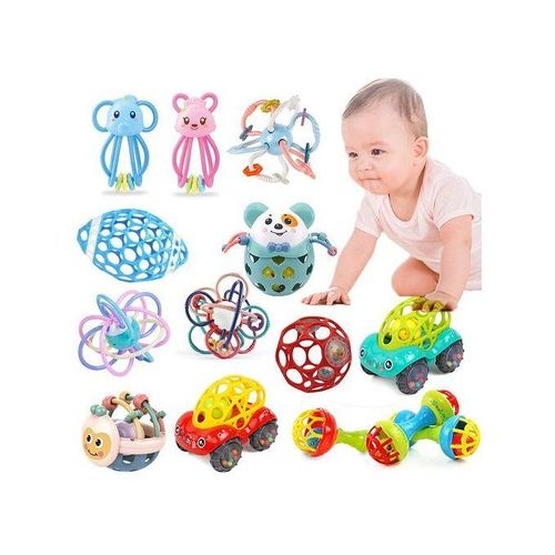Baby Toys 0 12 Months Soft Baby Rattle Teether Educational Infant Crib Toys Newborn Baby Montessori Rattle Toys Games For Babies
