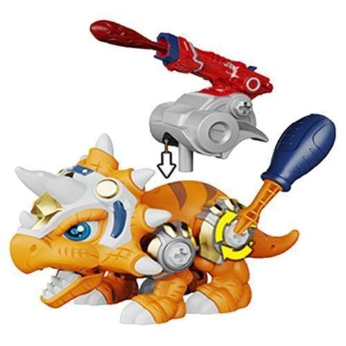 DIY Dinosaur Toys With Screwdriver Shooting For Christmas Triceratops