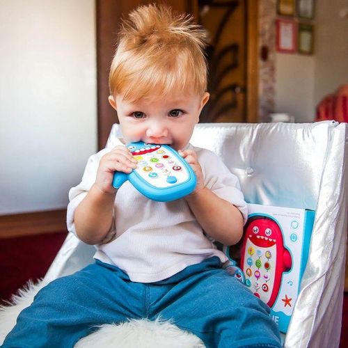 Children Intelligent Early Education Learning Baby Simulation Mobile Phone Toy, English Version