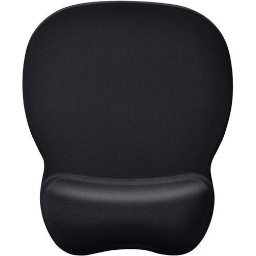 Soft Mouse Pad With Wrist Support  And Mouse - Black