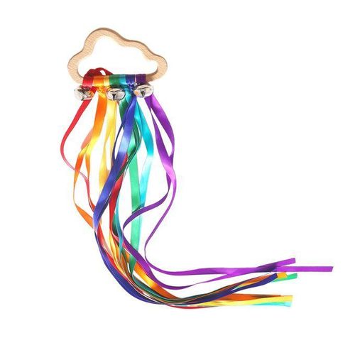 Hand Bells Ribbon Streamer Wand For 0-18 Months Babies Boys F