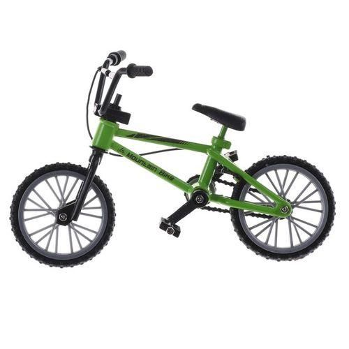 Simulation Mini Finger Alloy Mountain Bike Kids Game Toy(White)