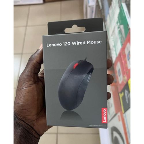 Lenovo  120 Wired Mouse Black