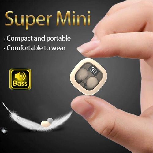 SK small earbuds wireless bluetooth headset,headphones sport,sleep,work,in class invisible wear,bass sound quality earphone 2023