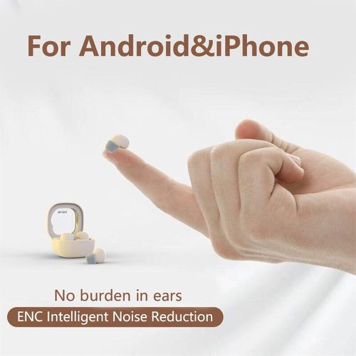 SK small earbuds wireless bluetooth headset,headphones sport,sleep,work,in class invisible wear,bass sound quality earphone 2023