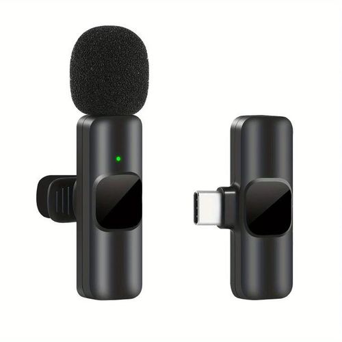 Lavalier Microphone K9 Broadcast Direct for iPhone Android Phones Lapel Mic Wireless for 3.5mm 1in1 or 2in1