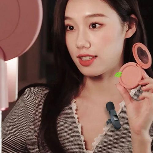 Lavalier Microphone K9 Broadcast Direct for iPhone Android Phones Lapel Mic Wireless for 3.5mm 1in1 or 2in1