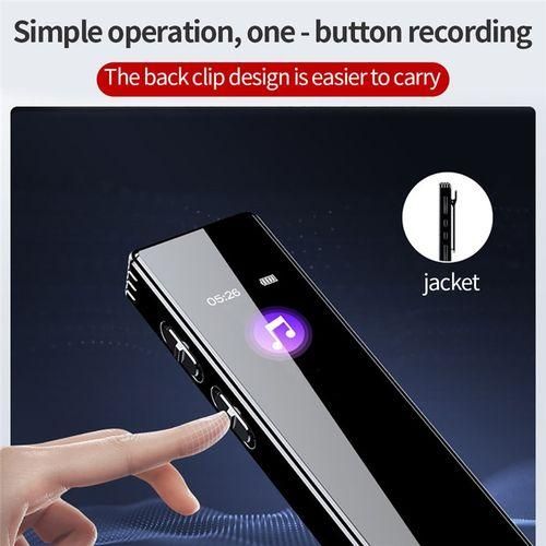 Digital Voice Recorder Portable MP3 Player Dictaphone Mini Secret Voice Recording Device Sound Audio Recorder Professional