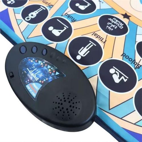 131x75cm Eid Ramadan Electronic Music Prayer Mat Fitness Bla