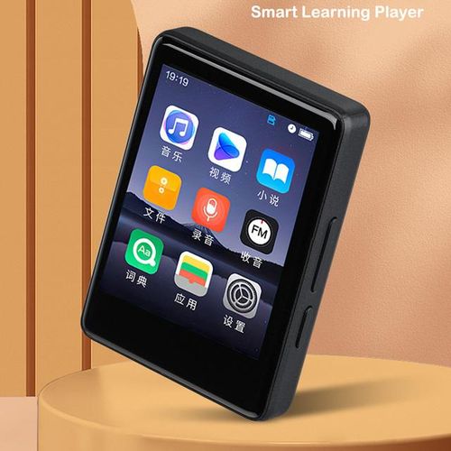 2 4 Inch Touch Screen Mp4 Player E-Book Reader Traveling Portable Mp3 Music Players Rechargeable Playing Device Black 32gb