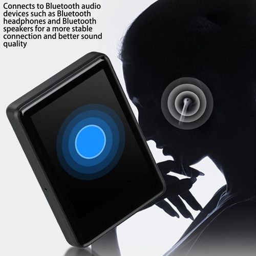 2 4 Inch Touch Screen Mp4 Player E-Book Reader Traveling Portable Mp3 Music Players Rechargeable Playing Device Black 32gb